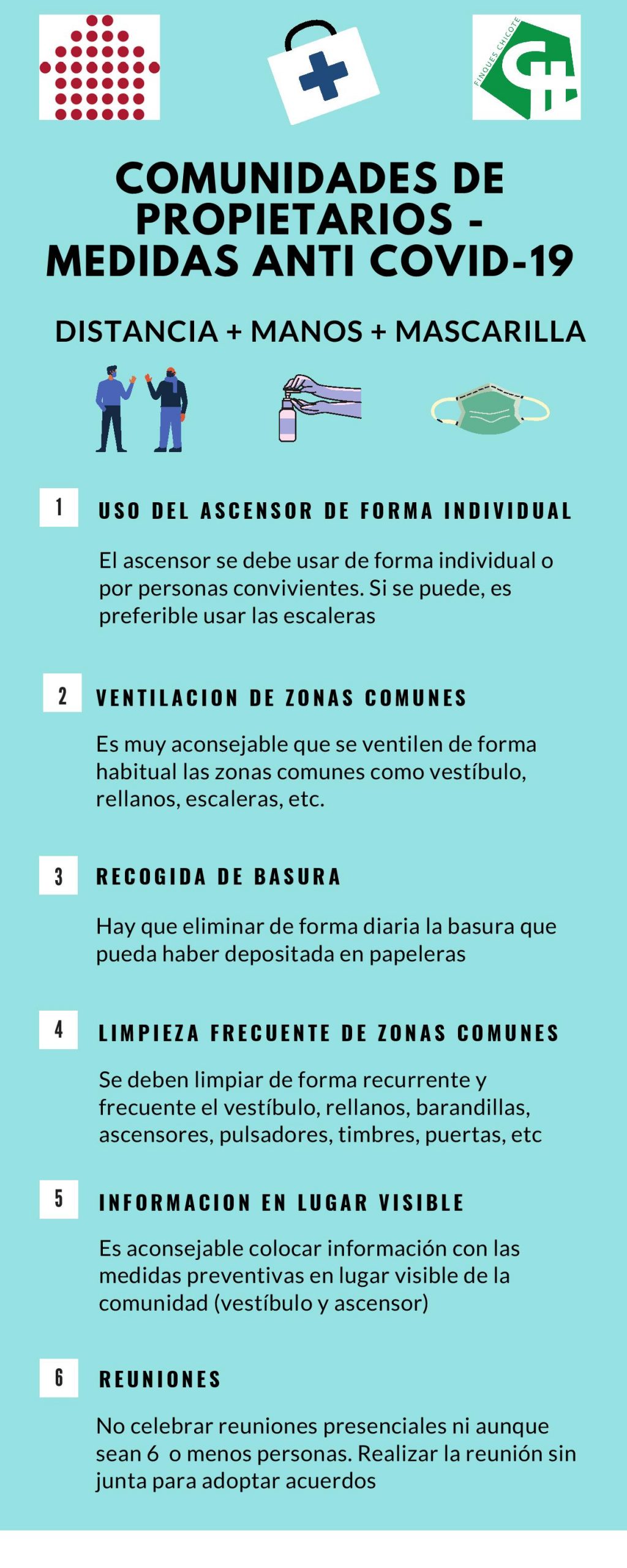 comunidades de propietarios - medidas anti covid-19-administrador fincas propietarios barcelona